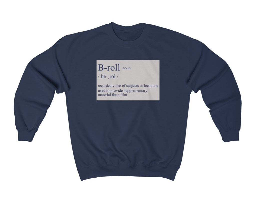 B-roll Crewneck Sweatshirt - FilmSwagStore - Sweatshirt