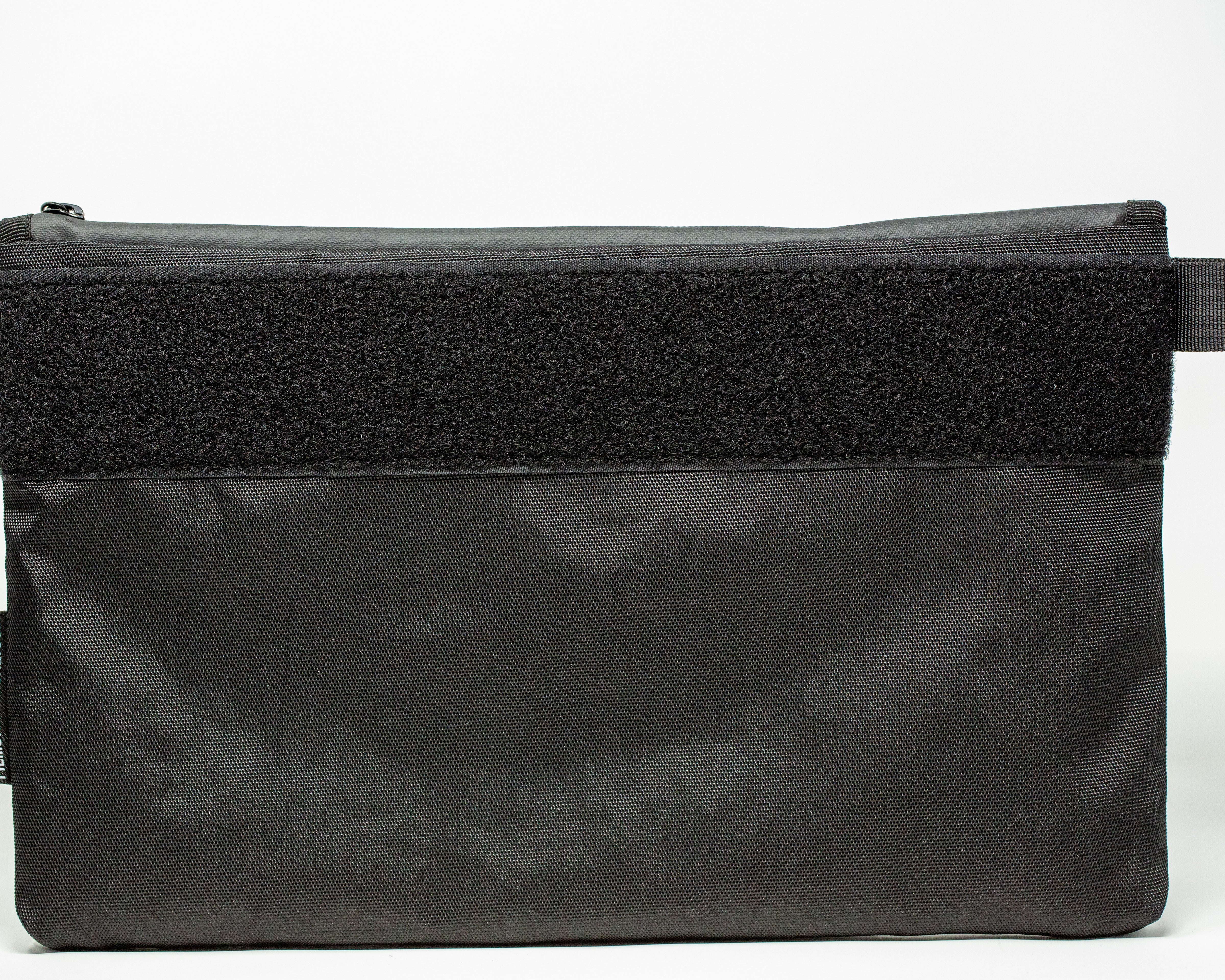 organizer bag with velcro and label