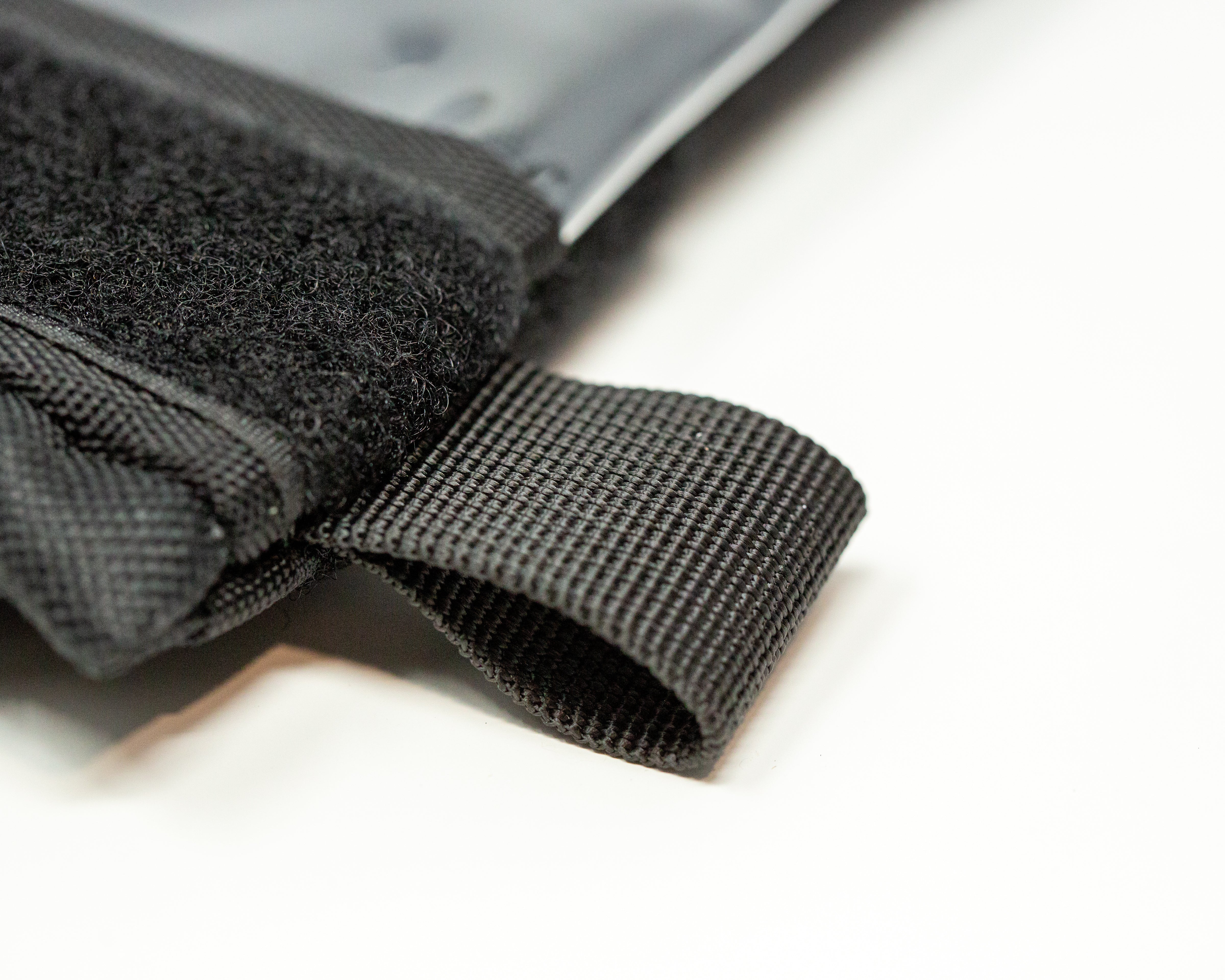 organizer bag with velcro labels