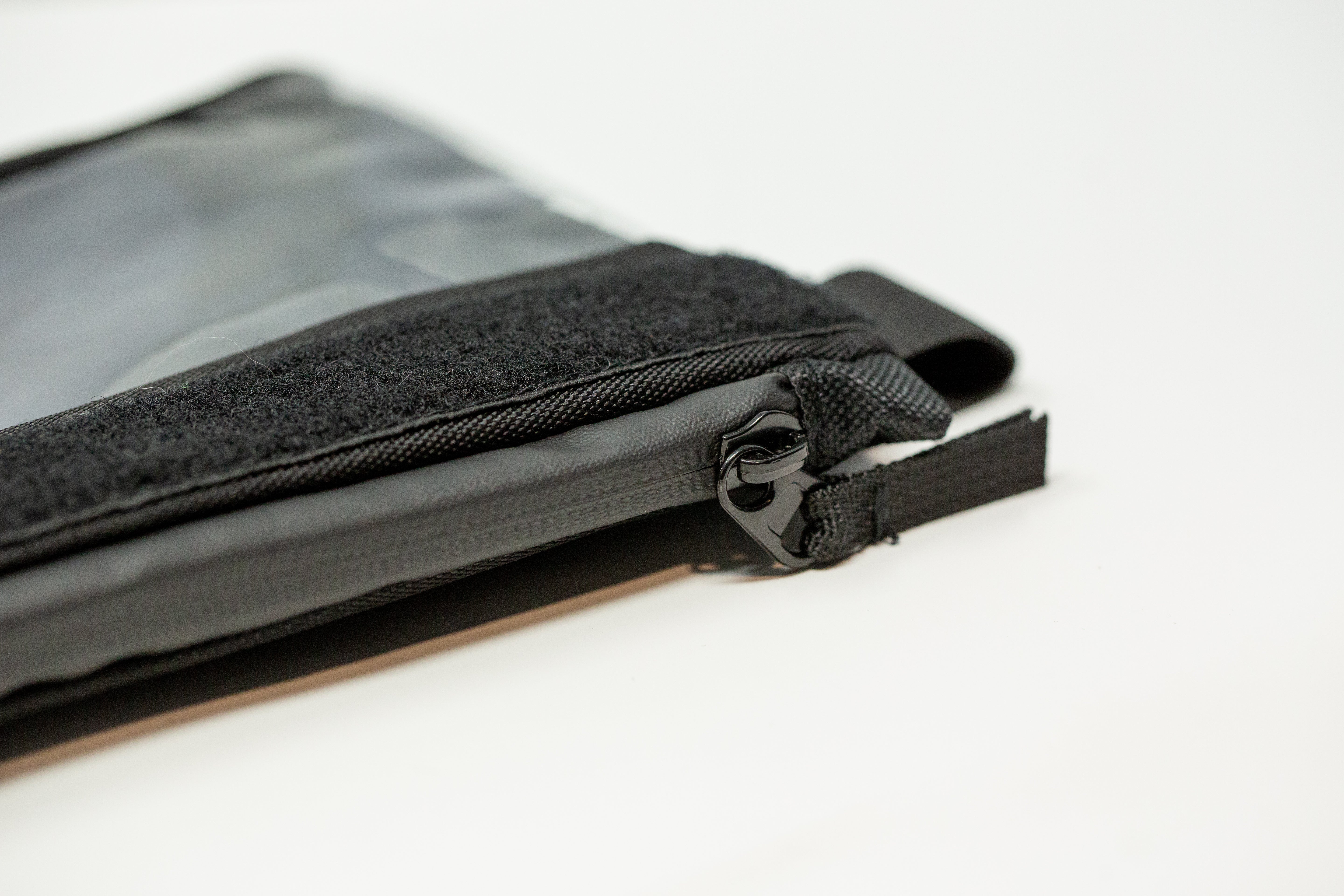 organizer bag with velcro labels