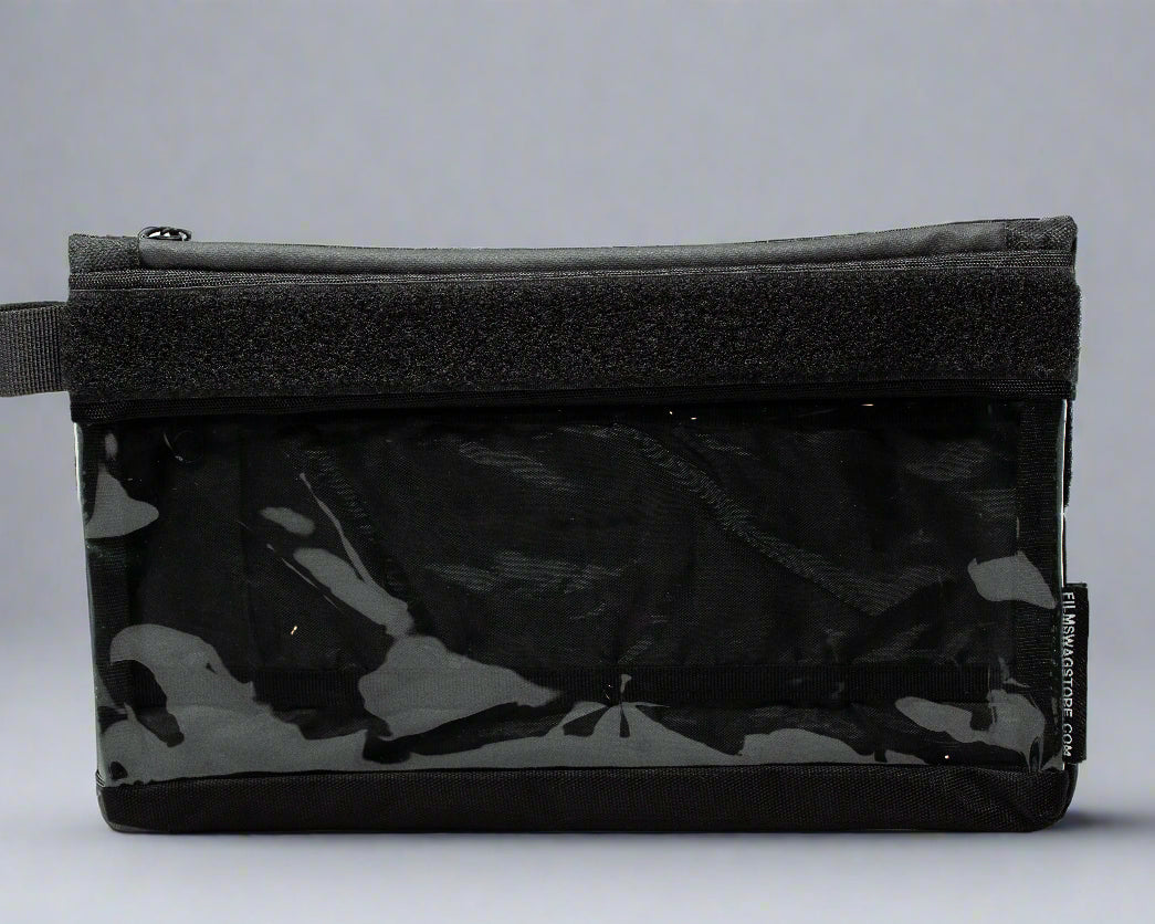 organizer bag with velcro labels